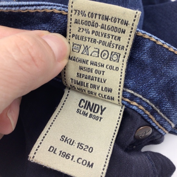 DL1961 Cindy Slim Bootcut 4 Way Stretch 360 Comfort Blue Size 30 - Picture 7 of 10
